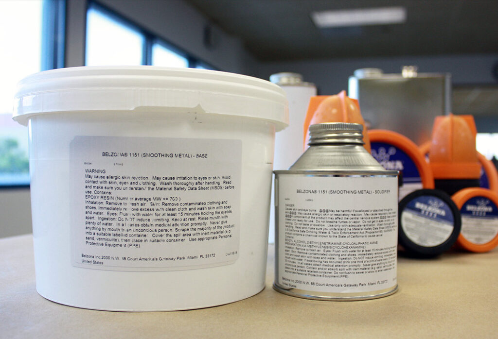 Belzona 1151 (Smoothing Metal) packaging