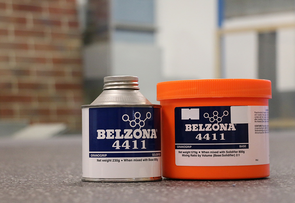 Belzona 4411 (Granogrip) packaging