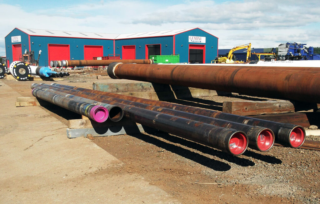 Sweep conductor structural supports requiring a protective coating
