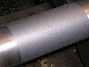 Shaft repaired using Belzona 1131 (Bearing Metal)
Damaged shaft with oversize keyway
Damaged shaft with oversize keyway
Shaft rebuilt and keyway restored and using Belzona 1111 (Super Metal)
Shaft rebuilt and keyway restored and using Belzona 1111 (Super Metal)
Bearing housing damaged due to mechanical failure dimensions
Bearing housing damaged due to mechanical failure dimensions
Belzona 1111 (Super Metal) used to rebuild the housing to its original
Belzona 1111 (Super Metal) used to rebuild the housing to its original
