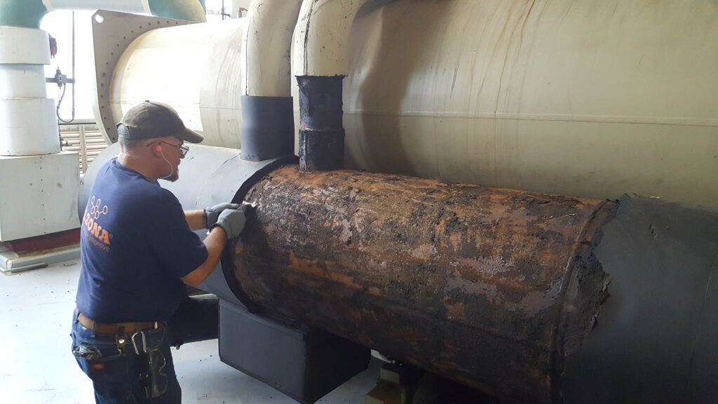 Corroded & Leaking Economizer