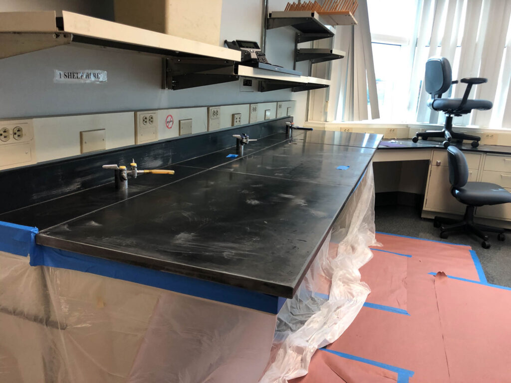Resurfacing Laptop Benches in Educational and Research Facilities