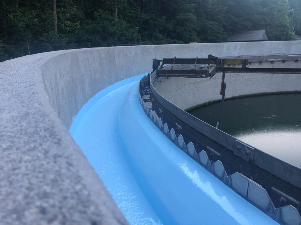 Clarifier Concrete Rebuild and Protective Coating with Belzona 4000 Series