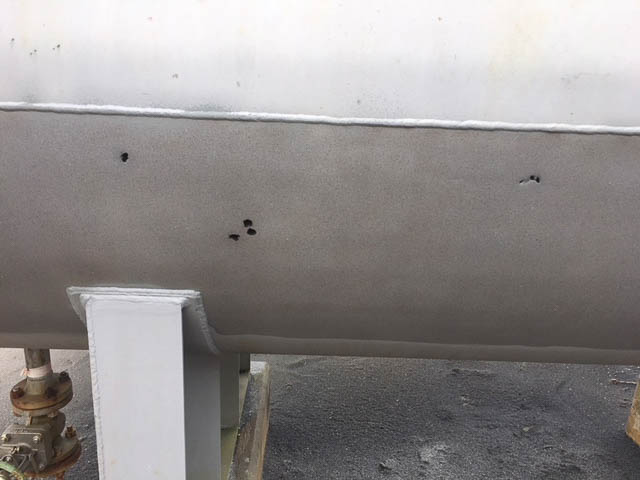 Fuel Tank Leak Repair Using Belzona Carbon Fiber Wrap System