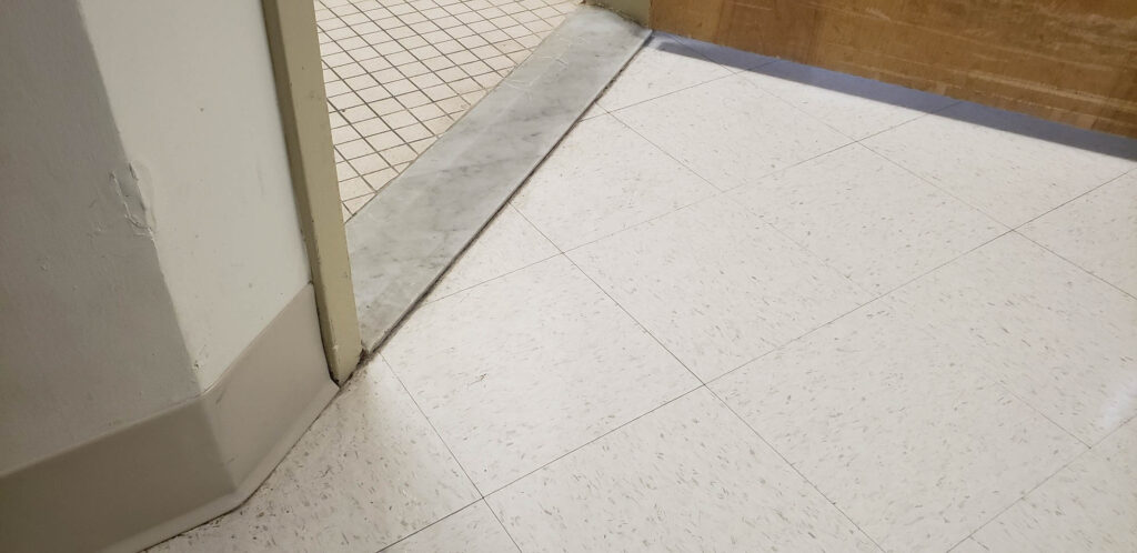 Seamless Hospital Bathroom-to-Room Transition Repair