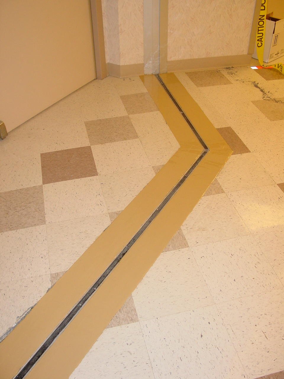 Belzona smoothride Hospital Expansion joint 21 years and in perfect condition