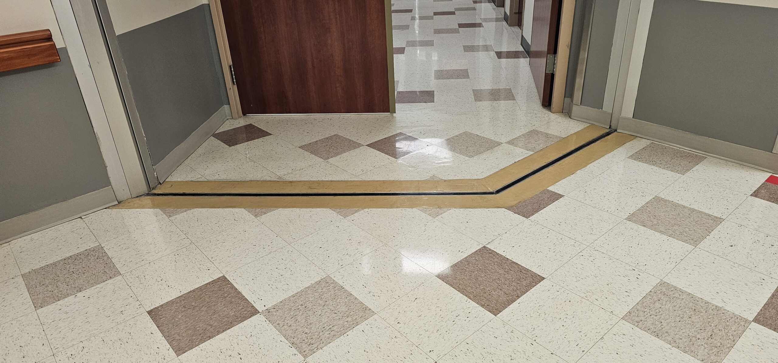 Belzona smoothride Hospital Expansion joint 21 years and in perfect condition